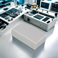 Fabricant OEM Personnalisé PCB IP54 Plastique ABS Gris Clair Petit Boîtier de Commande pour Projets Électroniques