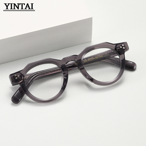 Acetate kính quang học khung cổ điển đầy đủ <span class=keywords><strong>rim</strong></span> Eyewear cho nam giới phụ nữ kính bán buôn với biểu tượng tùy chỉnh OEM ODM - Product Image 1