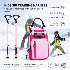 Sac à dos de ski portable pour enfants, harnais d'apprentissage de snowboard pour débutants, cours de ski, sports de neige en plein air, personnalisable en usine - Product Image 1