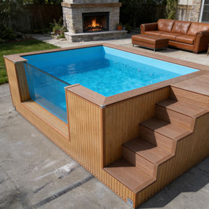 Piscines à débordement, piscine extérieure, kit de piscine enterrée, piscines à vendre, piscine carrée - Product Image 5