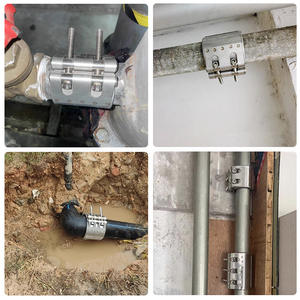 Conectores de Acero Inoxidable 304, Abrazaderas de Cabeza Hexagonal, Conexión Hembra, Dispositivos de Reparación de Tuberías, Conectores para Tuberías Químicas, Conectores para Detección de <span class=keywords><strong>Fugas</strong></span> - Product Image 5