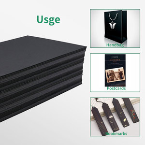 Venta directa de fábrica de alta calidad 80-1200g tablero de papel negro grueso y Rollo de cartón negro - Product Image 3