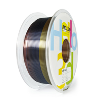 Filamento para Impresora 3D PLA de Material Virgen 100%, Degradado Arcoíris, Cambio Rápido de Color, Acabado Brillante, 330M de Longitud, Venta al Por Mayor de Fábrica