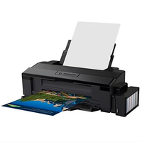 Imprimante Jet d'Encre Numérique Éco-Solvant Format A3 pour Epson L1800, Réservoir d'Encre Photo 6 Couleurs avec Performances de Couleur Élevées, 95% Neuve