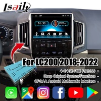 Interfaz multimedia para coche Android 10 con Yandex, mapa de Google para Toyota Land Cruiser LC200 nuevo 2019-VXR/GXR