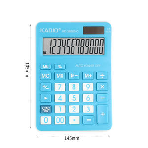 Calculadora Kadio KD3866B-C de 12 dígitos, doble alimentación solar, para oficina, escritorio, finanzas, ideal para regalos empresariales. - Product Image 5