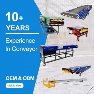 Kho xe tải xếp dỡ đoạn đường nối làm việc có thể thu vào hệ thống chuyển Telescopic vành đai băng tải - Product Image 6