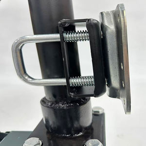 Roues de levage rétractables en caoutchouc PU sur mesure, <span class=keywords><strong>charge</strong></span> <span class=keywords><strong>lourde</strong></span> de 1 tonne, 4 pouces, roulettes rouges et bleues - Product Image 4