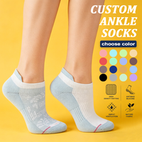 Chaussettes de sport unisexes en coton avec logo personnalisé pour femmes et hommes, respirantes et amortissantes, idéales pour la course et la gym