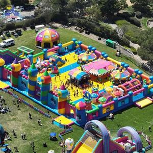 Parc de <span class=keywords><strong>jeux</strong></span> gonflables commercial Lilytoys, trampolines à thème, aire de <span class=keywords><strong>jeux</strong></span> extérieure, parcours d'obstacles, <span class=keywords><strong>jeux</strong></span> d'amusement - Product Image 6