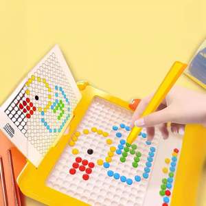 แม่เหล็กติดสีกระดานปริศนาสำหรับเด็กวัสดุแม่เหล็กเพื่อความปลอดภัยของเกมทำสีติดโลโก้ได้ตามต้องการ - Product Image 2