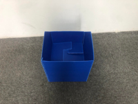 Bacs de rangement creux empilables en PP personnalisés, pour usage industriel, étanches, recyclables, en plastique, fabriqués à partir de matériaux recyclés