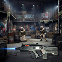 Sistema de juego multijugador de pistolas y chalecos de laser tag de grado comercial al por mayor
