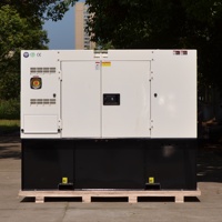 Groupe électrogène diesel industriel 60Hz 480V, type silencieux, 30KW, démarrage automatique, options de démarrage à distance avec ATS