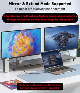 Syong USB-C để HDMI cáp 4K60hz tốc độ cao USB Loại C để HDMI 2.0 bện dây cho <span class=keywords><strong>Iphone</strong></span> 15 Series, MacBook Pro/không khí, <span class=keywords><strong>iPad</strong></span> Pro - Product Image 5