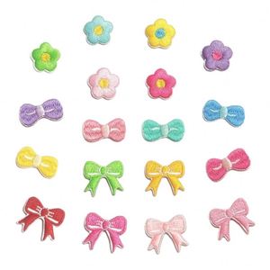 Self Adhesive Mini Cute Embroidery Colorful Flower Bowknot Patch for Diy Decoration - Product Image 2