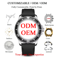 Montre chronographe analogique à quartz pour homme personnalisée, étanche 50 m, 42 mm, élégante, sportive, classique, cadeau pour homme