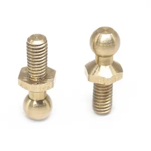 Widely used customized brass ball head bolts and screws socket