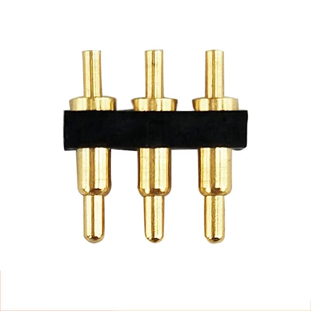 Factory Direct Sale 3PIN High Current Spring Pin Electronic Probe Charging Pin Thimble Pogopin Male Female Connector Copper