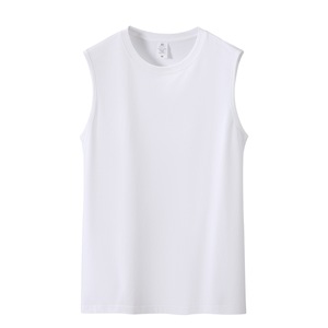 230gsm de coton sans manches t-shirt Hommes <span class=keywords><strong>gilet</strong></span> sans manches t shirt hommes débardeur sans manches t-shirt - Product Image 2