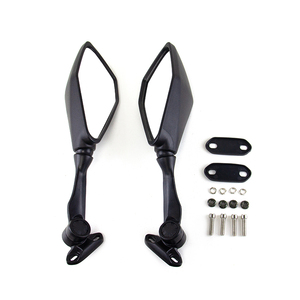 Rétroviseurs de moto noirs pour <span class=keywords><strong>Kawasaki</strong></span> <span class=keywords><strong>Ninja</strong></span> <span class=keywords><strong>ZX6R</strong></span> ZX636 2009-2023 - Product Image 1