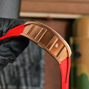 Relojes de Lujo para Hombre, Estilo 011 <span class=keywords><strong>Felipe</strong></span> Massa, Caja de Oro Rosa de 18K, Cronógrafo Flyback, Reloj Mecánico Automático, Reloj Deportivo de Pulsera - Product Image 3