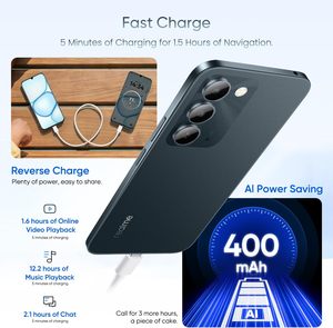 Version Globale du Smartphone Realme C100 5G, 128 Go / 256 Go, MTK Dimensity 6300, Écran 6,8'' 144 Hz, Batterie 6300 mAh, Appareil Photo 50 MP, IP64 - Product Image 6