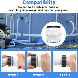 Adaptateur <span class=keywords><strong>de</strong></span> <span class=keywords><strong>tuyau</strong></span> <span class=keywords><strong>de</strong></span> <span class=keywords><strong>pompe</strong></span> <span class=keywords><strong>de</strong></span> <span class=keywords><strong>piscine</strong></span> hors sol 1,5 pouces, adapté à la <span class=keywords><strong>pompe</strong></span> <span class=keywords><strong>de</strong></span> <span class=keywords><strong>piscine</strong></span> hors sol Intex - Product Image 6