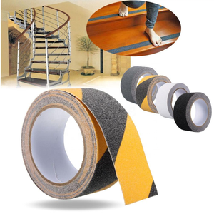 <span class=keywords><strong>Bande</strong></span> <span class=keywords><strong>Antidérapante</strong></span> Haute Adhérence - Réfléchissante et Luminescente pour Escaliers et Sols, PVC Noir Antidérapant de Sécurité - Product Image 2