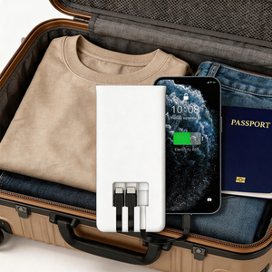 Estación de Carga Portátil para Teléfonos, Alquiler de Baterías Externas de 5000mAh, Carga Rápida de 12W, Carga Inteligente con Entrada y Salida Micro USB - Product Image 1