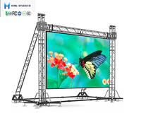 Panel de Pantalla LED de Alquiler para Fondo de Escenario P2.6 P2.9 P3.9 Impermeable para Exteriores, Pantalla LED Portátil de Aluminio Fundido a Presión