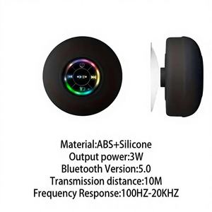 Altavoz Inalámbrico Portátil con Luz LED, Resistente al Agua IPX4, Altavoz Potente para Exteriores - Product Image 1