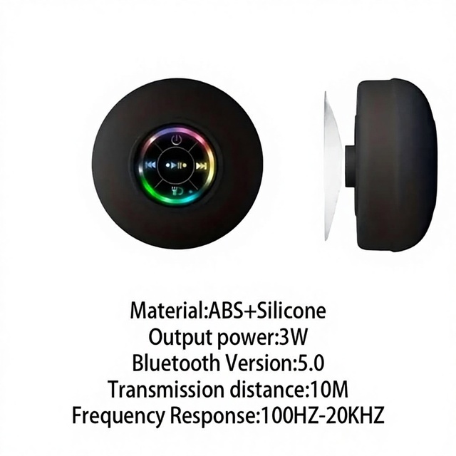Portable Wireless Outdoor Speaker with LED Light IPX4 Waterproof Loud Model Cf618132-fc9f-4729-bf13-e689a6f4d495