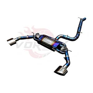 ท่อไอเสียแบบ Catback ยี่ห้อ Vortex Pie Cut สีฟ้าไทเทเนียม ระบบวาล์วทรอนิก สำหรับรถยนต์ Audi S3 8V 8Y รุ่น Sedan และ Sportback เครื่องยนต์ 2.0T ระบบแต่งรถแข่งแบบสปอร์ต - Product Image 3