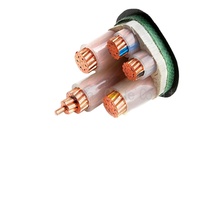 Standard 0,6/1kV YJLV 95 mm Aluminium 5-adriges PVC-isoliertes flexibles Stromkabel