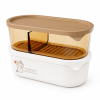 Boîte de conservation hermétique en verre borosilicate pour cuisine, micro-ondes, bureau, école, idéale pour les étudiants, pour une alimentation saine