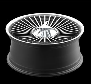 Jantes de voiture pour passagers en alliage à rayons multiples, finition polie et gris métallisé clair, <span class=keywords><strong>2</strong></span> pièces, pour Corvette C2 <span class=keywords><strong>C3</strong></span> - Product Image 4