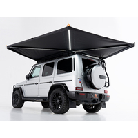 Tente d'outback de botte de minivan portable en tissu Oxford pour 4x4 Offroad & Camping Couverture de toit de voiture latérale