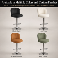 Chaises de bar européennes de luxe confortables, style nordique, chaises de bar pour la maison, décoration de restaurant, tabourets de bar pour la cuisine