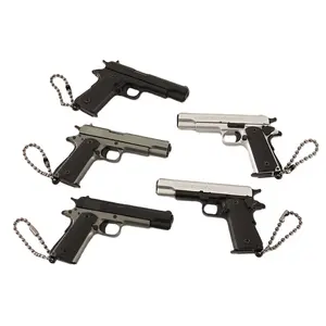 Hot Selling Revolver Launcher Metal Gun Pistol Toy Equipment Easy Collocation Ejection Gun Metal Revolver Toy Gun