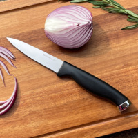 Offre Spéciale – Ensemble de Couteaux de Cuisine Haut de Gamme en Acier Inoxydable Écologique et Durable, 5 Pièces, Manche Forgé Ambidextre, pour Chef, Trancher et Découper