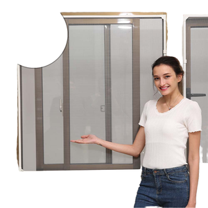 Modern Style Fire-Resistant Magnetic Fiberglass Screen Popular <strong>Window</strong> Insect <strong>Nets</strong> for Hotels and Commercial Spaces - Product Image 2
