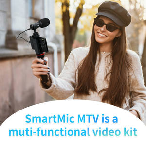 Saramonic-SmartMic <span class=keywords><strong>MTV</strong></span> profesional para teléfono inteligente, kit de vídeo para iPhone, Android, youtube, podcast, grabación en directo - Product Image 5