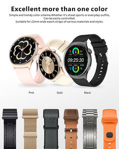 2025 QX10 montre intelligente 1.43 pouces AMOLED dame mode luxe BT appel IP68 étanche Sport Smartwatch pour les femmes - Product Image 5