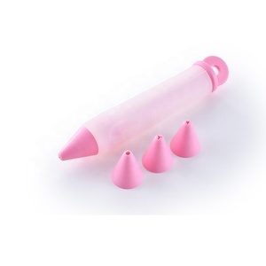 Offre Spéciale <span class=keywords><strong>Silicone</strong></span> glaçage chocolat <span class=keywords><strong>plaque</strong></span> peinture stylos bricolage décoration outils crème seringue stylo pour gâteau pâtisserie - Product Image 4