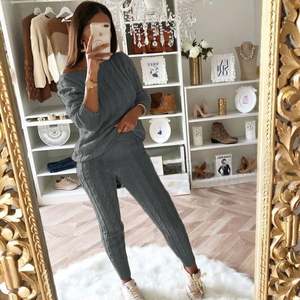 YP Damen Plus Size Casual Style S-334 Winter Dick Zweiteiliger Pullover und Hose Set 2-teiliges Strick pullover Set - Product Image 5