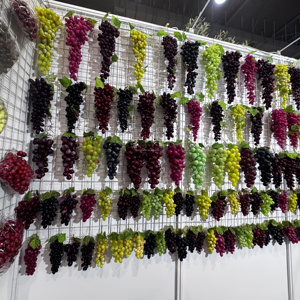 M650 PVC Vegetales Artificiales Fruta Decoración Uvas Artificiales Realistas para Cocina Restaurante Ecológico Navidad Acción de Gracias - Product Image 6