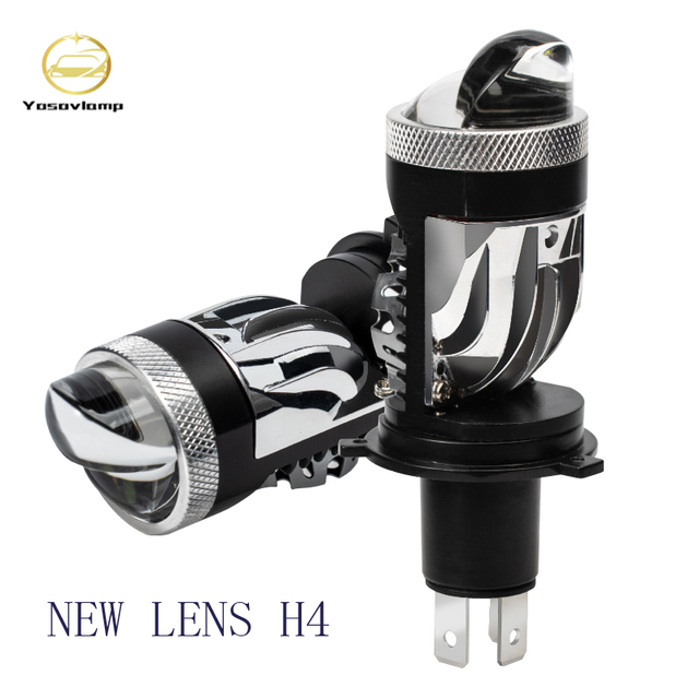 Yosovlamp Mini Projector Lens LED Headlight New Model P9 Y9 T9 H4 Hi Low Beam 50w 110w Super Brightness for Motorcycles