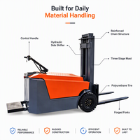 Nouveau design, vente en gros, transpalettes électriques autoportés mini 3 roues de petite taille 500kg 1000kg