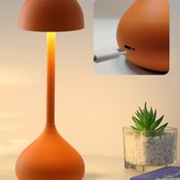 Décoration de chambre minimaliste Lampe de table tactile rechargeable par USB au design nordique élégant sans fil